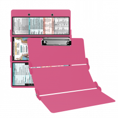 WhiteCoat Clipboard® Trifold - Pink Occupational Therapy Edition